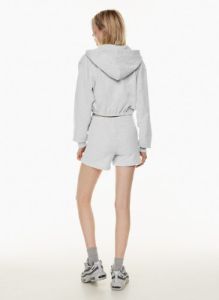 terry fleece snug sweatshort sold by Aritzia