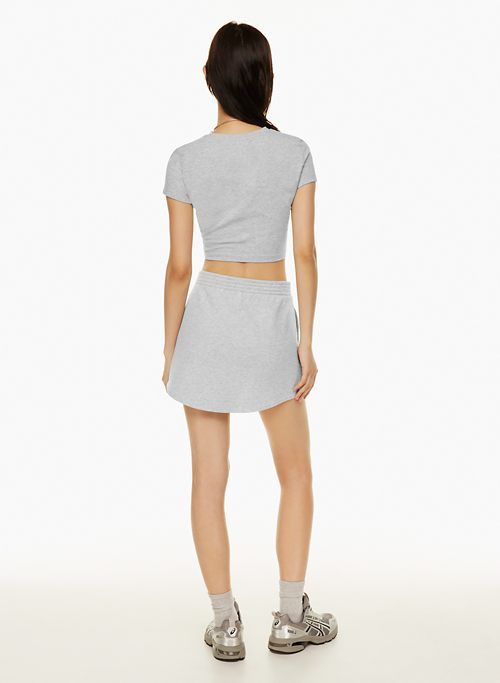 terry fleece mini skirt sold by Aritzia product image thumbnail 5