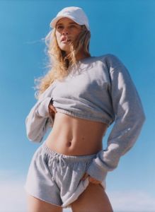 terry fleece perfect cinch sweatshirt sold by Aritzia