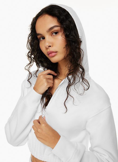 terry fleece perfect cinch zip hoodie sold by Aritzia product image thumbnail 4