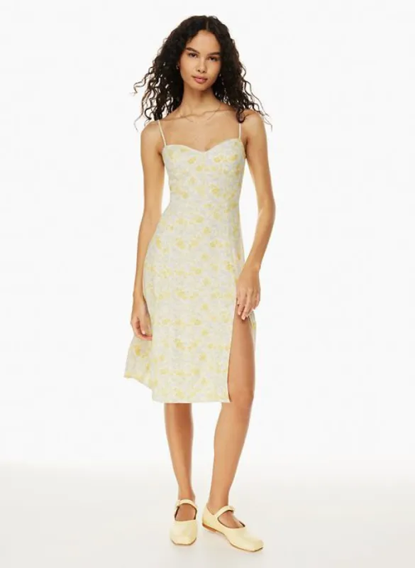 viola midi dress sold by Aritzia