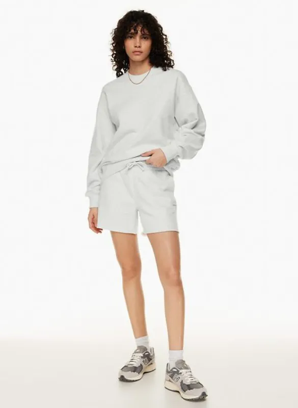 terry fleece boyfriend 5 sweatshort sold by Aritzia