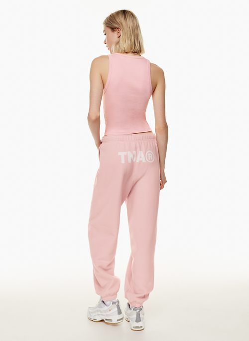 cozy fleece mega sweatpant sold by Aritzia