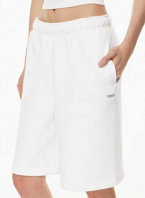 cozy fleece mega knee sweatshort sold by Aritzia product image thumbnail 3