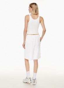 cozy fleece mega knee sweatshort sold by Aritzia