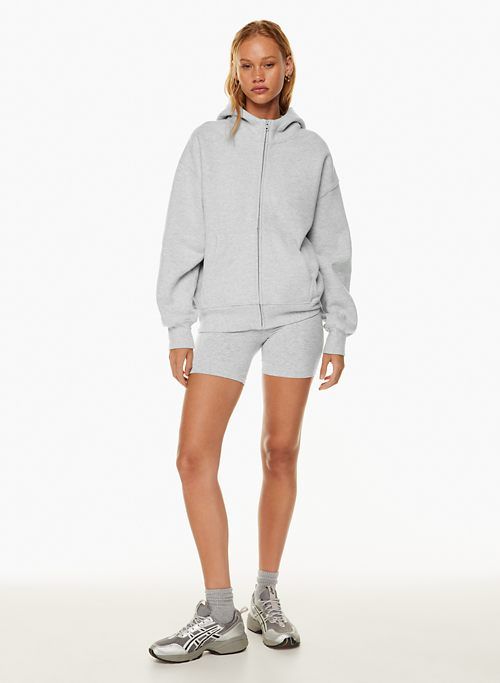 cozy fleece mega zip snorkel hoodie sold by Aritzia