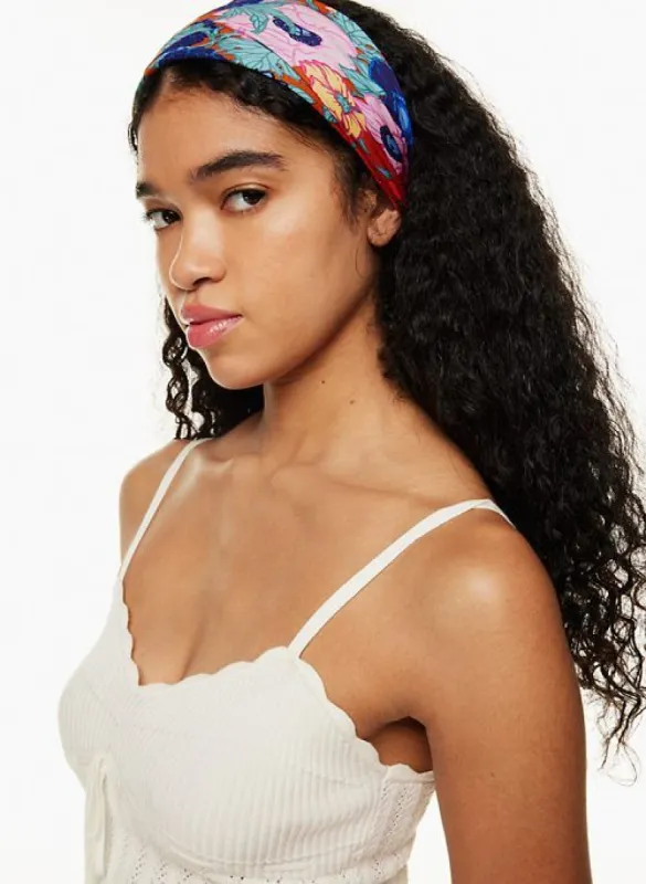elite silk small scarf sold by Aritzia