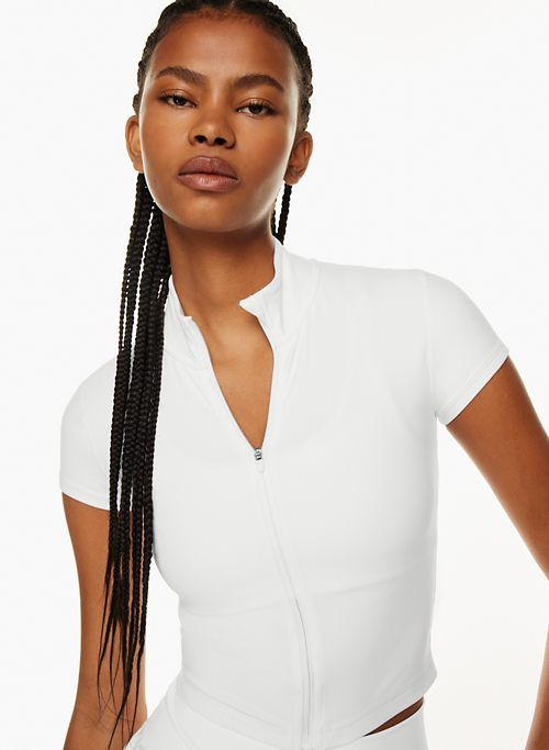 tnabutter™ limit zip t-shirt sold by Aritzia