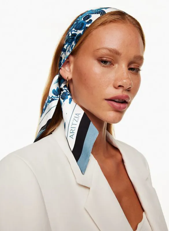 posh tie silk scarf sold by Aritzia