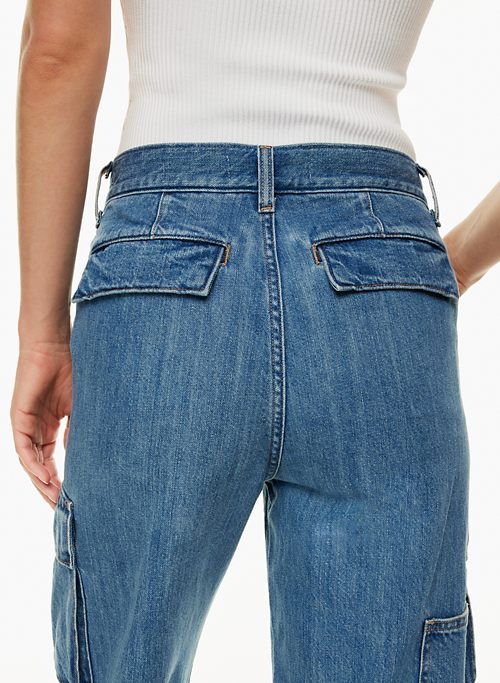 the 90s millie hi-rise cargo jean sold by Aritzia product image thumbnail 3