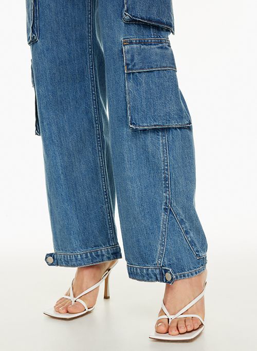 the 90s millie hi-rise cargo jean sold by Aritzia product image thumbnail 5