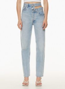 broken waistband jean sold by Aritzia