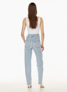 broken waistband jean sold by Aritzia