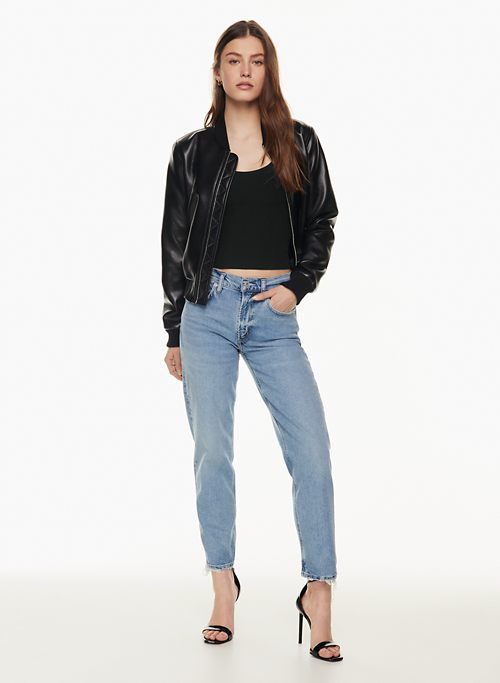 kye mid-rise straight crop jean sold by Aritzia