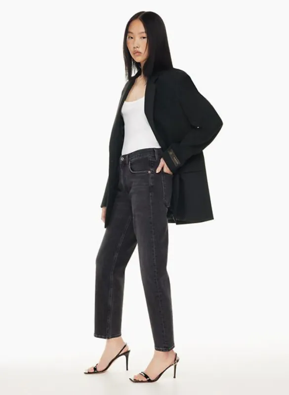 kye mid-rise straight crop jean sold by Aritzia