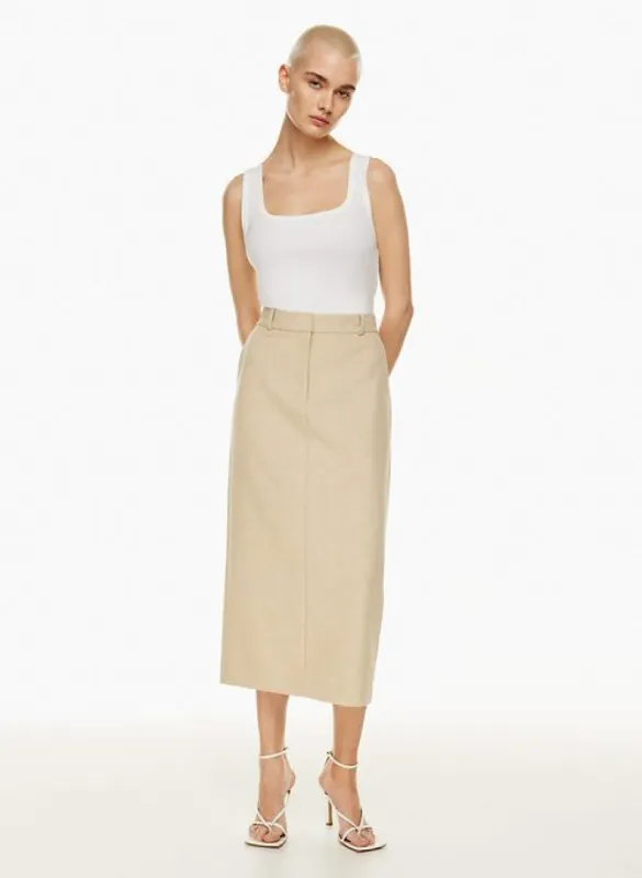 chisel maxi skirt sold by Aritzia