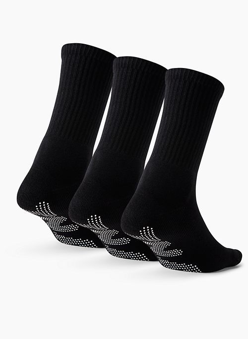 base grip crew sock 3-pack sold by Aritzia