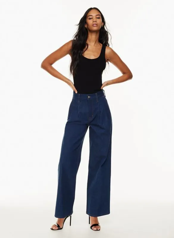the belinda hi-rise wide jean made by Aritzia