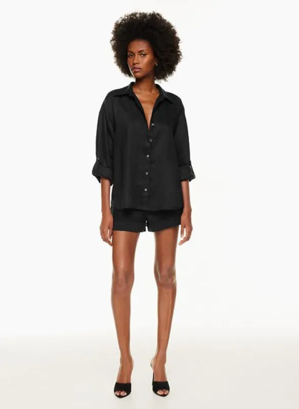 archive linen shirt sold by Aritzia