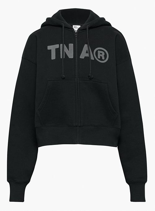 cozy fleece boyfriend boxy zip hoodie sold by Aritzia product image thumbnail 7