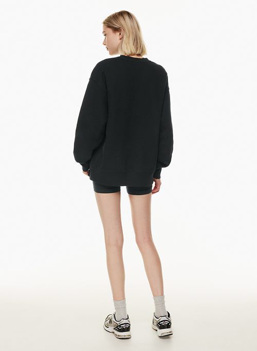 cozy fleece boyfriend crew sweatshirt sold by Aritzia product image thumbnail 5