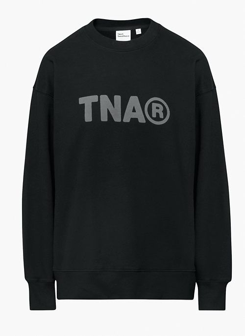 cozy fleece boyfriend crew sweatshirt sold by Aritzia product image thumbnail 6