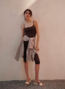 divinity knee jumpsuit sold by Aritzia
