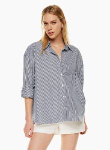 archive poplin shirt sold by Aritzia