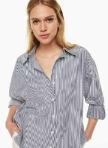 archive poplin shirt sold by Aritzia
