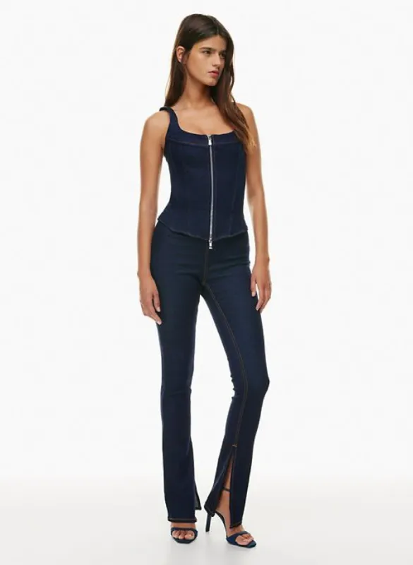 split hem jegging sold by Aritzia