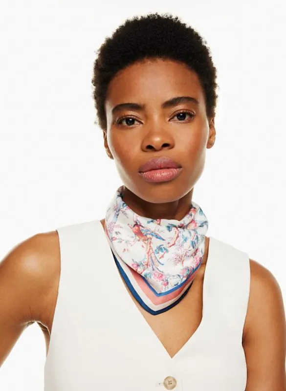 necessary silk small scarf sold by Aritzia
