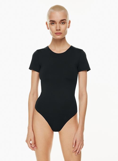 contour crew shortsleeve bodysuit sold by Aritzia