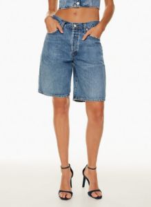 low-rise jean short sold by Aritzia