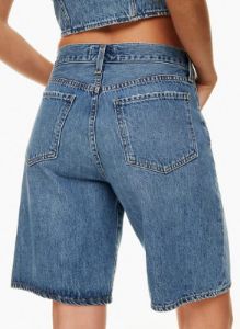 low-rise jean short sold by Aritzia