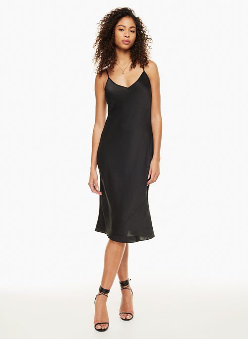 only slip midi dress sold by Aritzia
