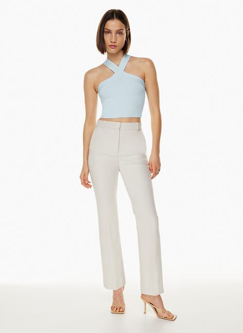 sculpt knit criss cross cropped tank sold by Aritzia product image thumbnail 2