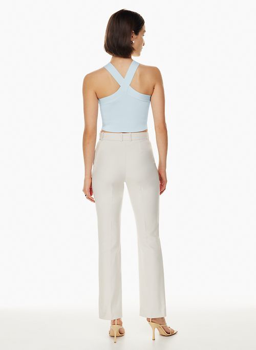 sculpt knit criss cross cropped tank sold by Aritzia product image thumbnail 5