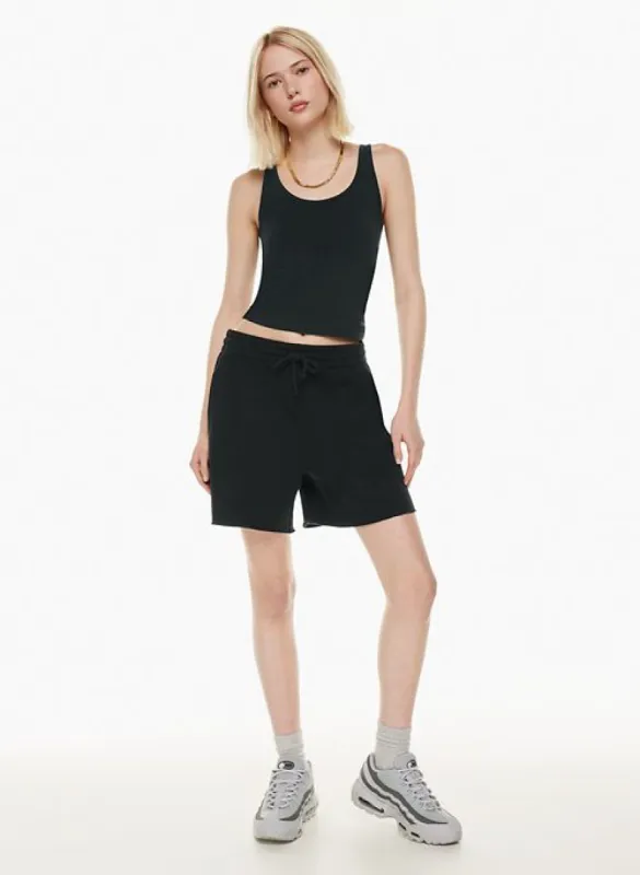 cozy fleece boyfriend 6 sweatshort sold by Aritzia