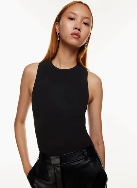 sculpt knit racer tank sold by Aritzia