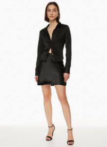 slip mini skirt sold by Aritzia