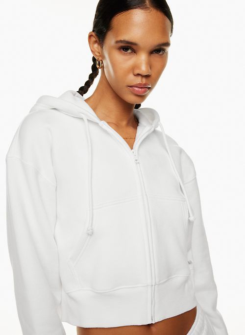 cozy fleece boyfriend boxy zip hoodie sold by Aritzia product image thumbnail 2
