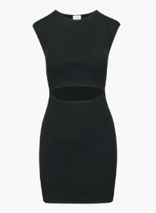 cutout knit mini dress sold by Aritzia