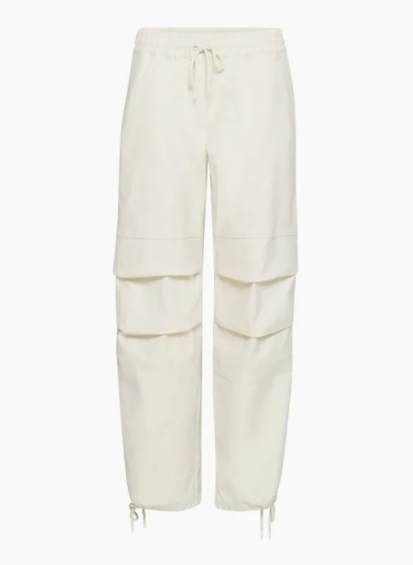 mythos parachute pant sold by Aritzia