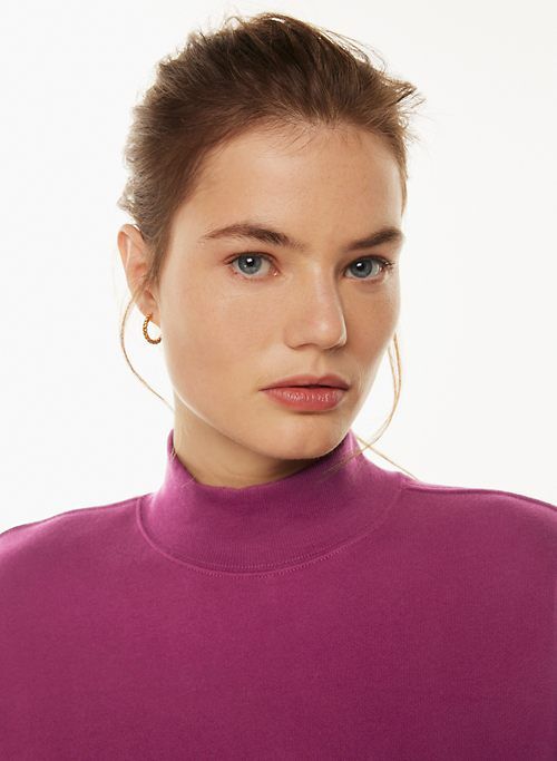 cozy fleece mega mock sweatshirt sold by Aritzia product image thumbnail 4