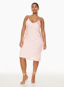 only slip midi dress sold by Aritzia