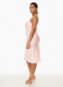 only slip midi dress sold by Aritzia
