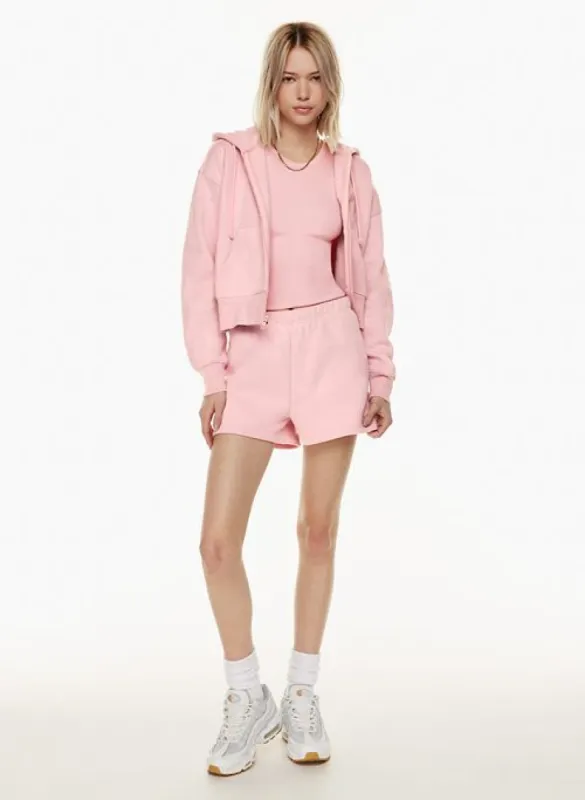 cozy fleece perfect hi-rise 3 sweatshort sold by Aritzia