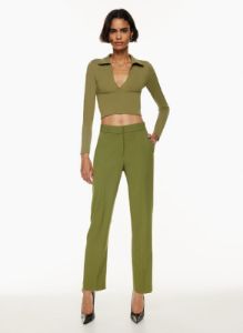 contour polo longsleeve sold by Aritzia