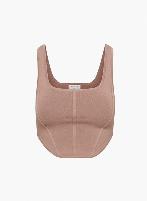 sculpt knit bustier tank sold by Aritzia product image thumbnail 6