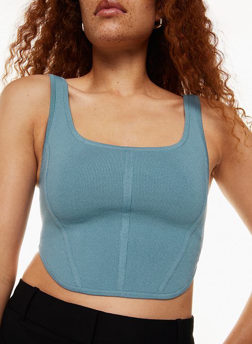 sculpt knit bustier tank sold by Aritzia product image thumbnail 3